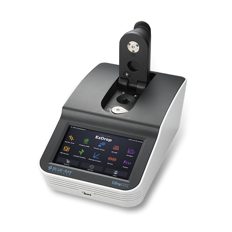 Blue-Ray Biotech EzDrop 1000C Micro-Volume Cuvette Spectrophotometer